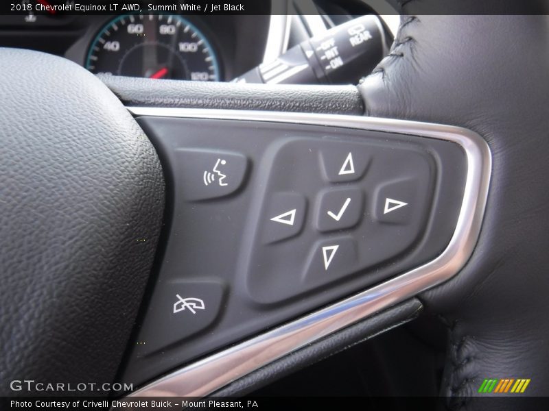Summit White / Jet Black 2018 Chevrolet Equinox LT AWD