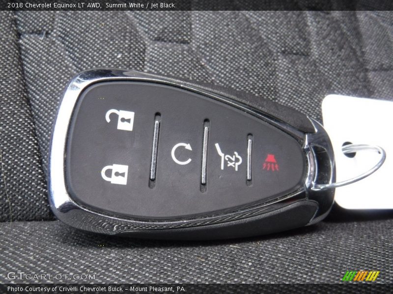 Summit White / Jet Black 2018 Chevrolet Equinox LT AWD