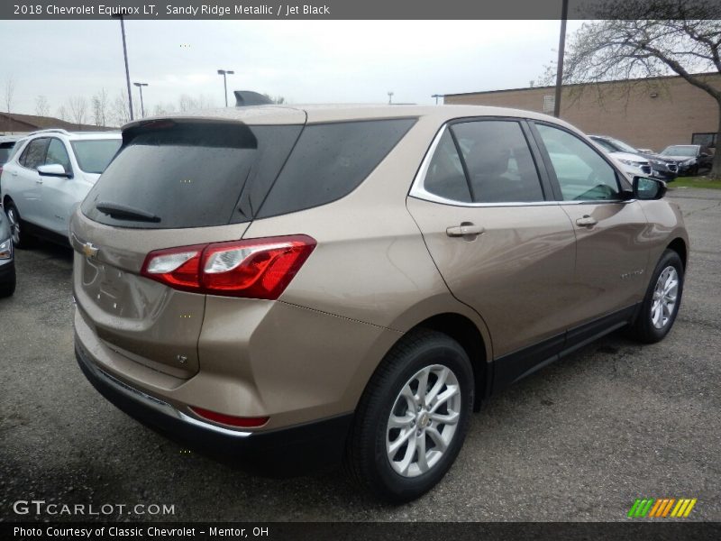 Sandy Ridge Metallic / Jet Black 2018 Chevrolet Equinox LT