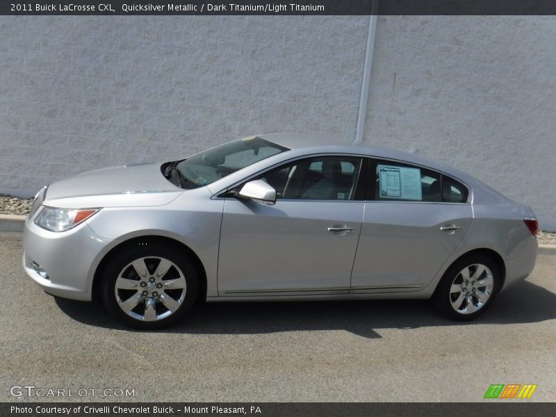 Quicksilver Metallic / Dark Titanium/Light Titanium 2011 Buick LaCrosse CXL