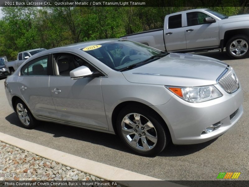 Quicksilver Metallic / Dark Titanium/Light Titanium 2011 Buick LaCrosse CXL