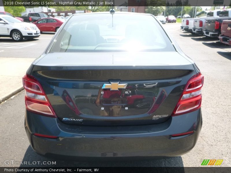 Nightfall Gray Metallic / Jet Black 2018 Chevrolet Sonic LS Sedan
