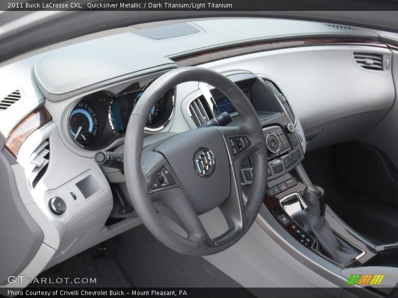 Quicksilver Metallic / Dark Titanium/Light Titanium 2011 Buick LaCrosse CXL