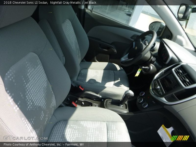Nightfall Gray Metallic / Jet Black 2018 Chevrolet Sonic LS Sedan