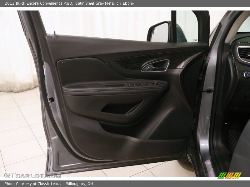 Satin Steel Gray Metallic / Ebony 2013 Buick Encore Convenience AWD