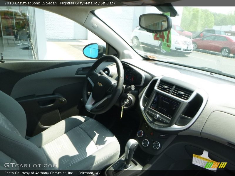 Nightfall Gray Metallic / Jet Black 2018 Chevrolet Sonic LS Sedan