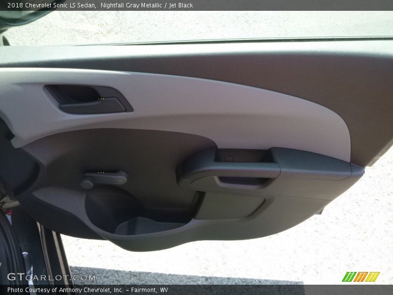 Nightfall Gray Metallic / Jet Black 2018 Chevrolet Sonic LS Sedan