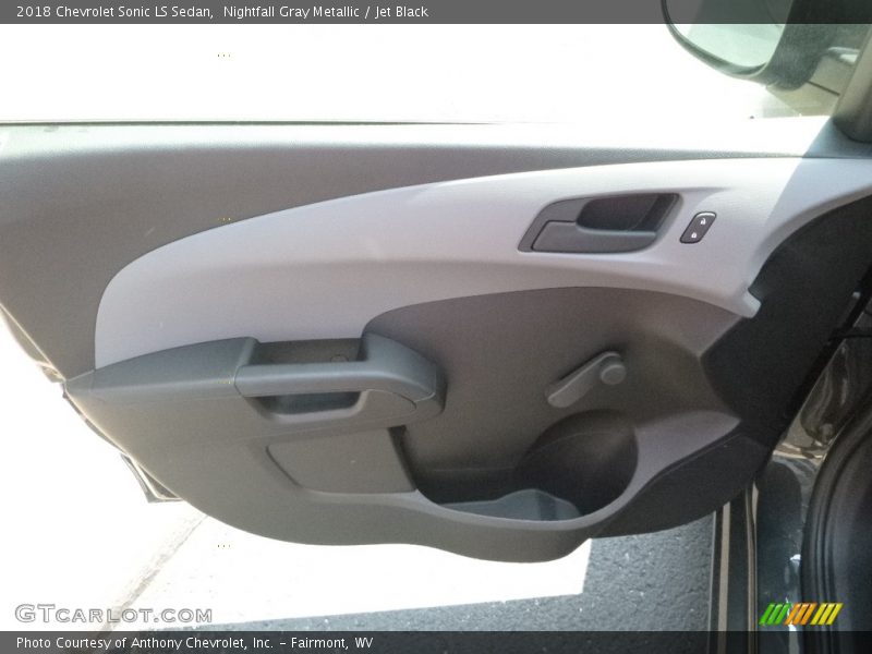 Nightfall Gray Metallic / Jet Black 2018 Chevrolet Sonic LS Sedan