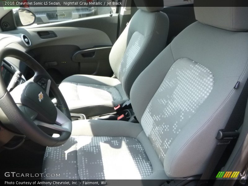 Nightfall Gray Metallic / Jet Black 2018 Chevrolet Sonic LS Sedan