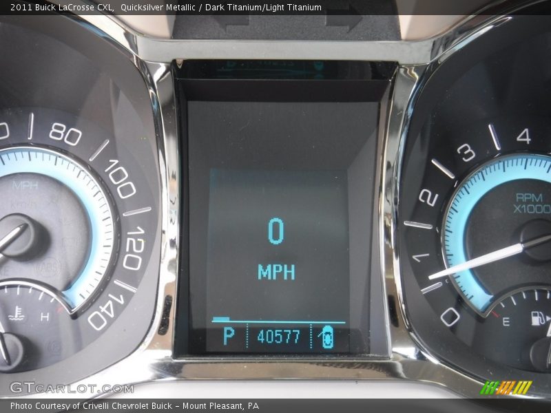 Quicksilver Metallic / Dark Titanium/Light Titanium 2011 Buick LaCrosse CXL