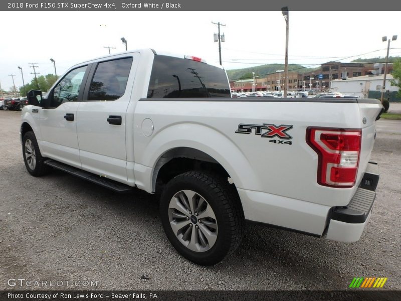 Oxford White / Black 2018 Ford F150 STX SuperCrew 4x4
