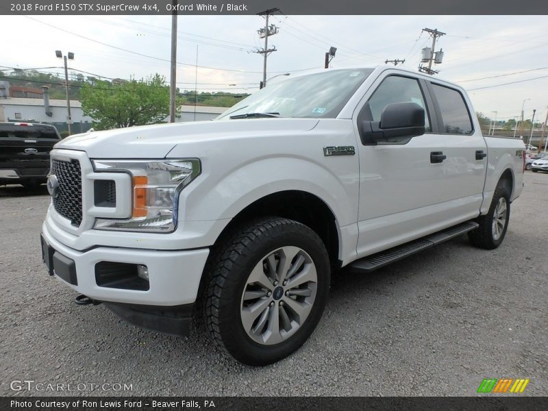 Oxford White / Black 2018 Ford F150 STX SuperCrew 4x4