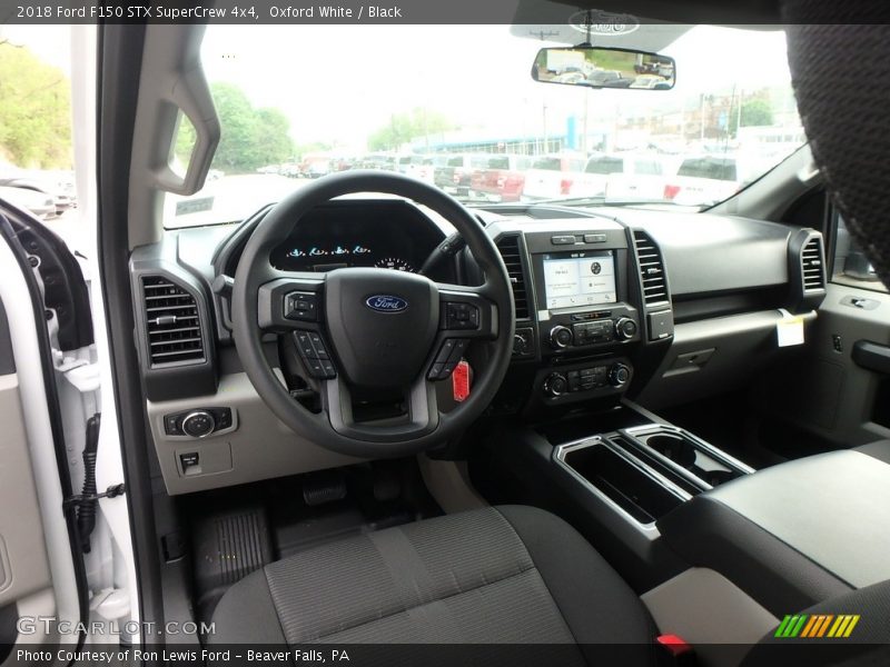Oxford White / Black 2018 Ford F150 STX SuperCrew 4x4