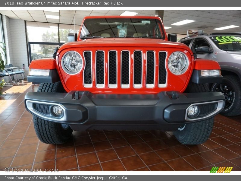 Firecracker Red / Black 2018 Jeep Wrangler Unlimited Sahara 4x4