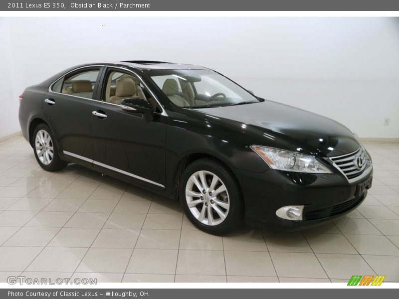Obsidian Black / Parchment 2011 Lexus ES 350