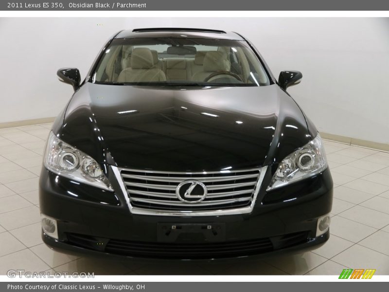 Obsidian Black / Parchment 2011 Lexus ES 350