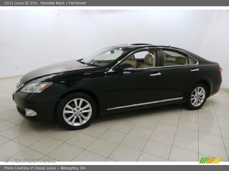 Obsidian Black / Parchment 2011 Lexus ES 350