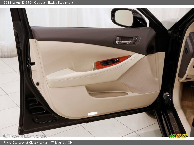 Obsidian Black / Parchment 2011 Lexus ES 350