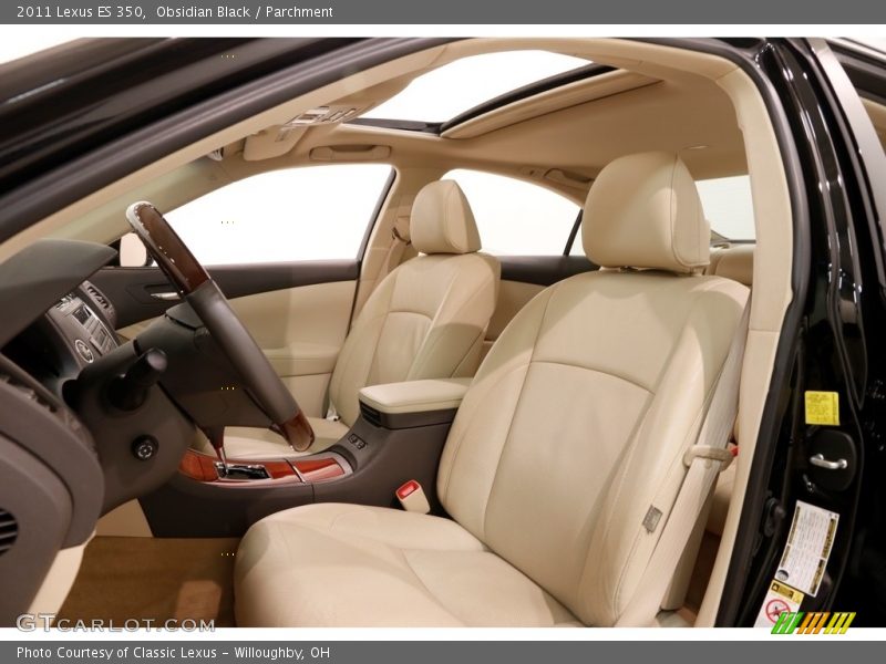 Obsidian Black / Parchment 2011 Lexus ES 350