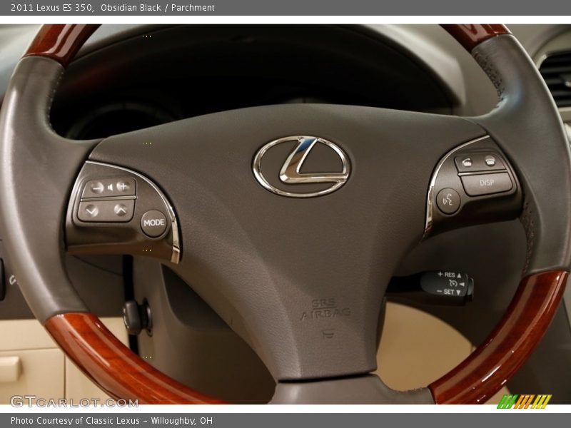 Obsidian Black / Parchment 2011 Lexus ES 350