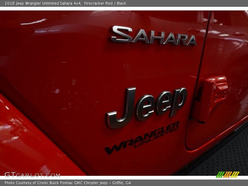 Firecracker Red / Black 2018 Jeep Wrangler Unlimited Sahara 4x4