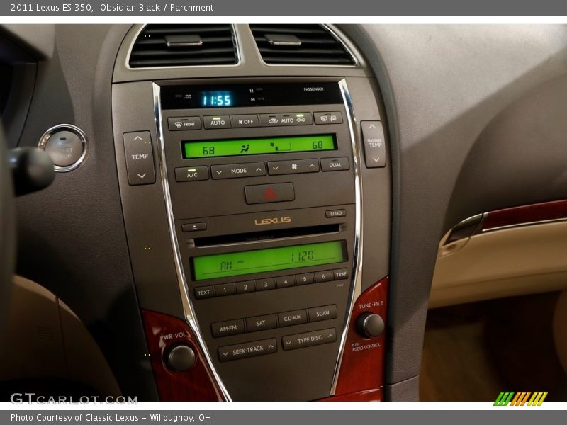 Obsidian Black / Parchment 2011 Lexus ES 350