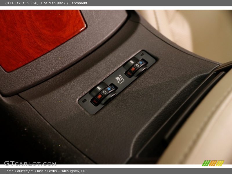 Obsidian Black / Parchment 2011 Lexus ES 350