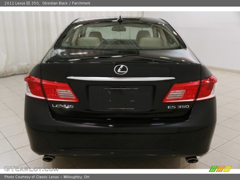 Obsidian Black / Parchment 2011 Lexus ES 350