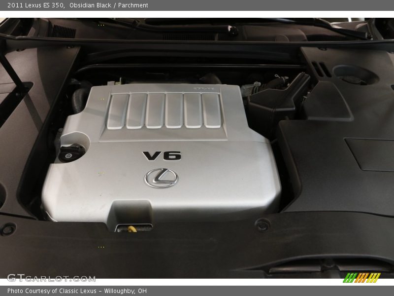 Obsidian Black / Parchment 2011 Lexus ES 350