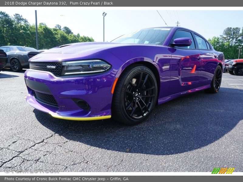 Plum Crazy Pearl / Black 2018 Dodge Charger Daytona 392