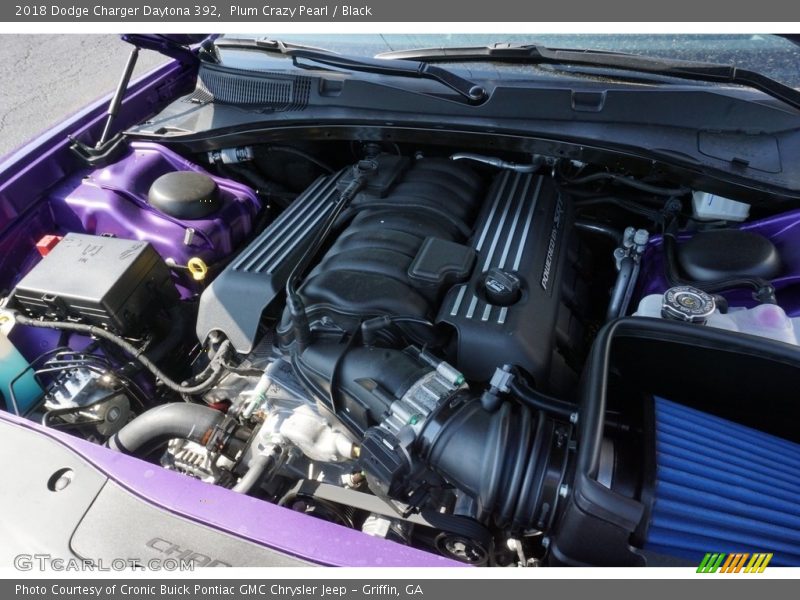 Plum Crazy Pearl / Black 2018 Dodge Charger Daytona 392