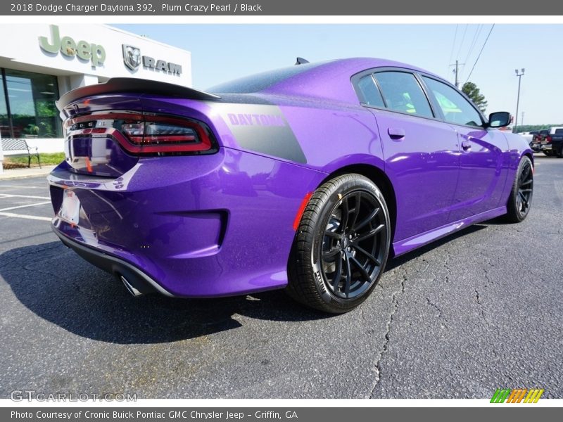 Plum Crazy Pearl / Black 2018 Dodge Charger Daytona 392