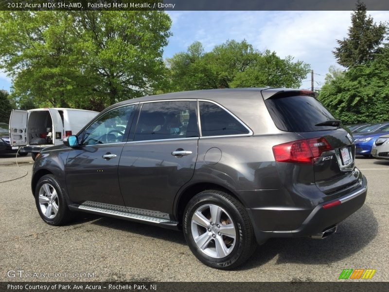Polished Metal Metallic / Ebony 2012 Acura MDX SH-AWD