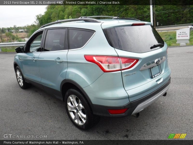 Frosted Glass Metallic / Charcoal Black 2013 Ford Escape SEL 2.0L EcoBoost 4WD