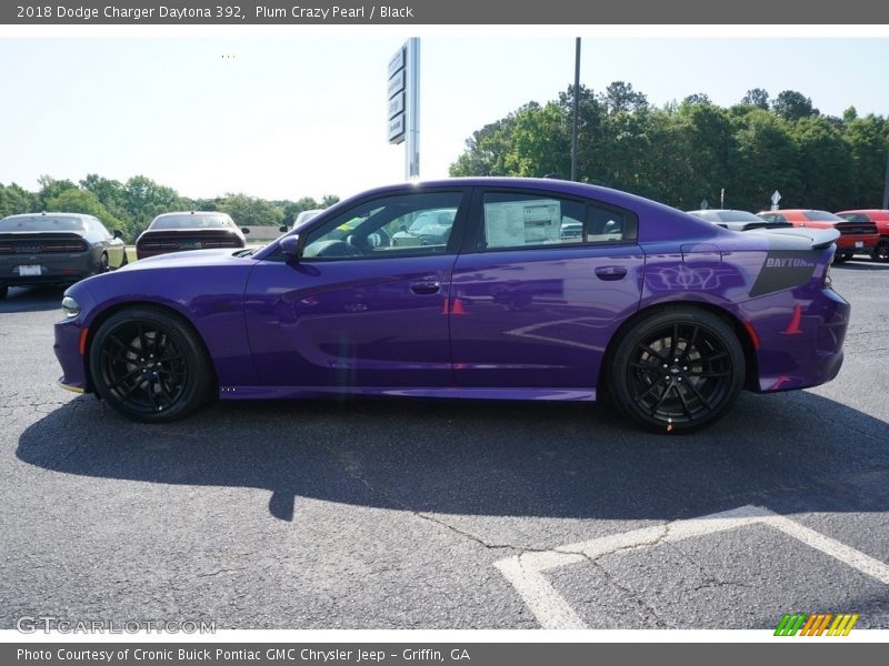 Plum Crazy Pearl / Black 2018 Dodge Charger Daytona 392