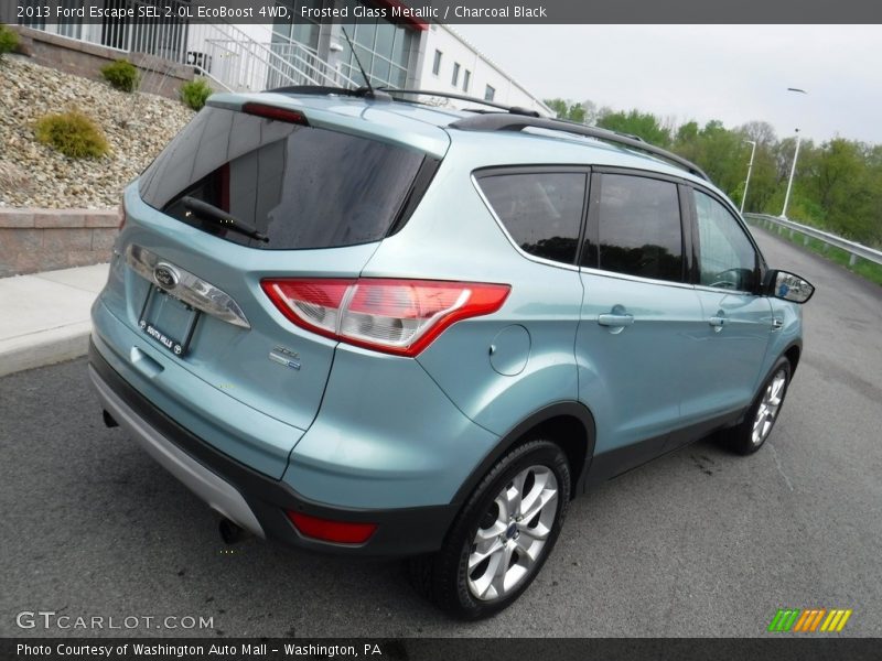 Frosted Glass Metallic / Charcoal Black 2013 Ford Escape SEL 2.0L EcoBoost 4WD