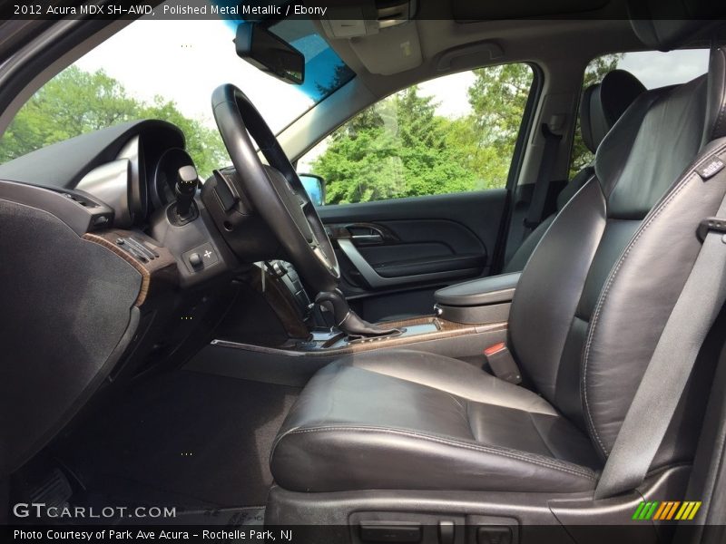 Polished Metal Metallic / Ebony 2012 Acura MDX SH-AWD