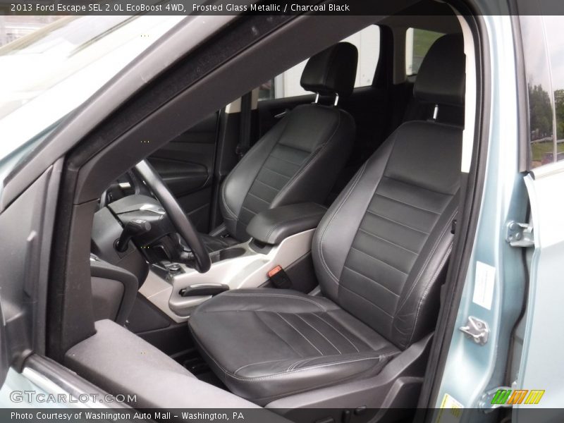 Frosted Glass Metallic / Charcoal Black 2013 Ford Escape SEL 2.0L EcoBoost 4WD