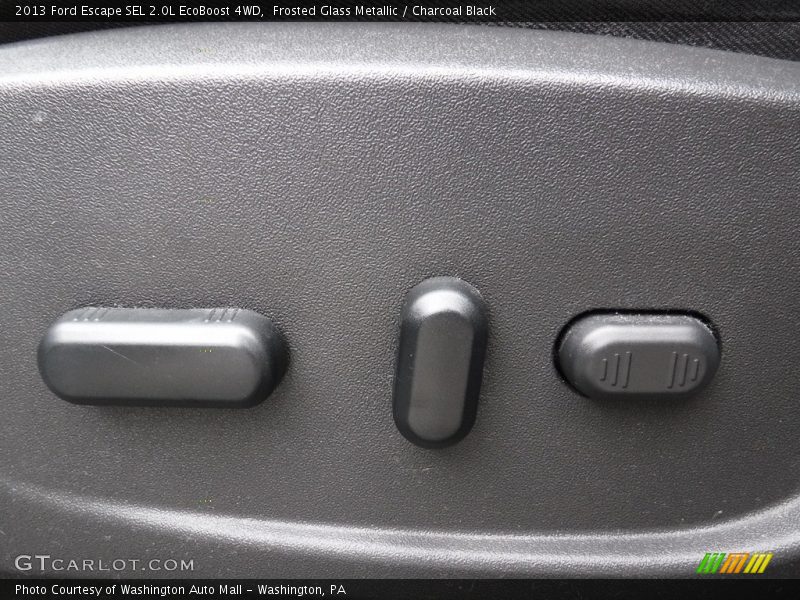 Frosted Glass Metallic / Charcoal Black 2013 Ford Escape SEL 2.0L EcoBoost 4WD