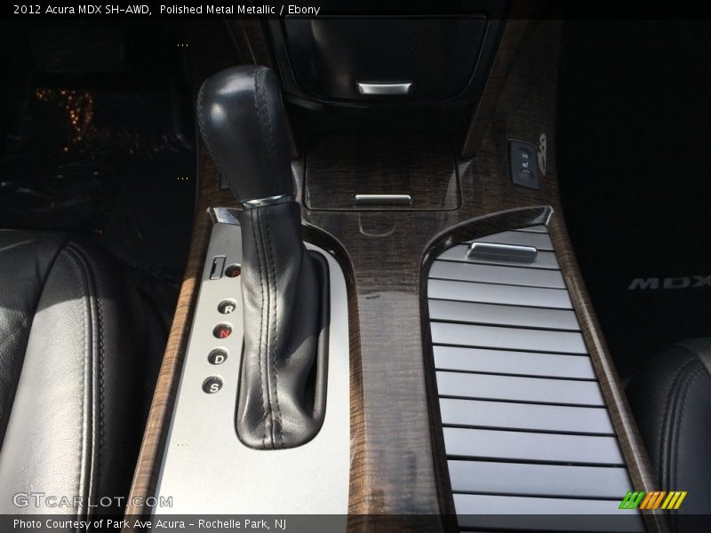 Polished Metal Metallic / Ebony 2012 Acura MDX SH-AWD