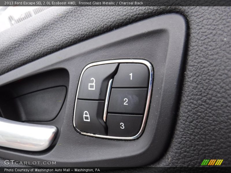 Frosted Glass Metallic / Charcoal Black 2013 Ford Escape SEL 2.0L EcoBoost 4WD