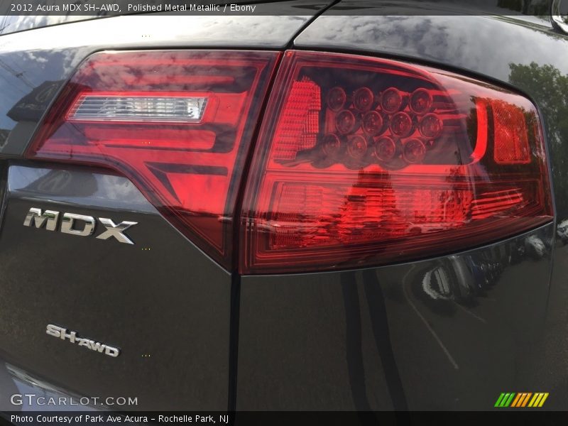 Polished Metal Metallic / Ebony 2012 Acura MDX SH-AWD