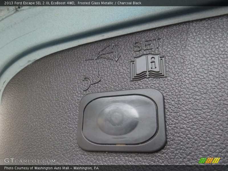 Frosted Glass Metallic / Charcoal Black 2013 Ford Escape SEL 2.0L EcoBoost 4WD