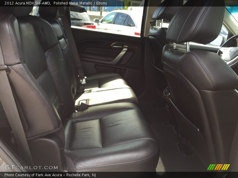 Polished Metal Metallic / Ebony 2012 Acura MDX SH-AWD