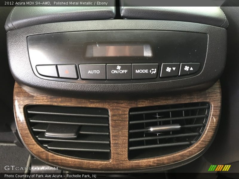 Polished Metal Metallic / Ebony 2012 Acura MDX SH-AWD