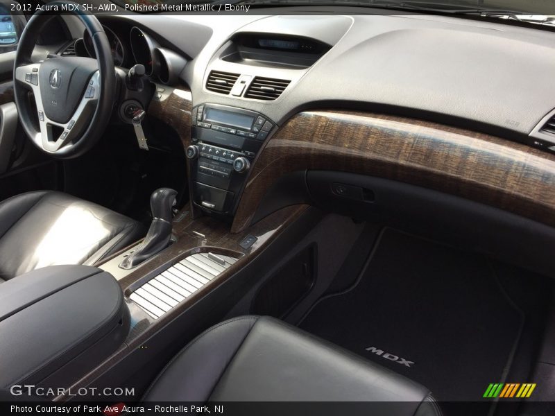 Polished Metal Metallic / Ebony 2012 Acura MDX SH-AWD