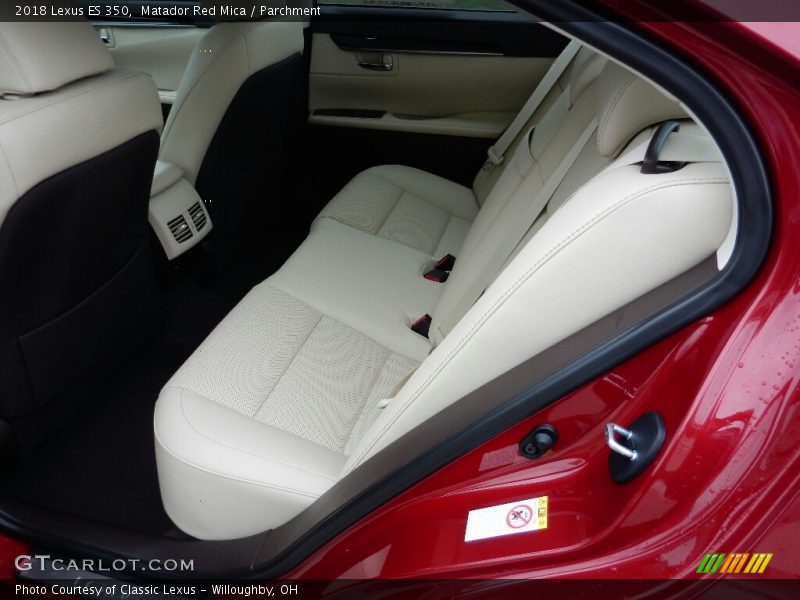 Matador Red Mica / Parchment 2018 Lexus ES 350