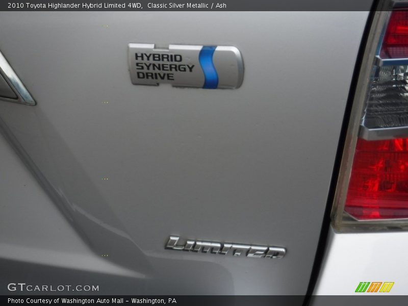 Classic Silver Metallic / Ash 2010 Toyota Highlander Hybrid Limited 4WD