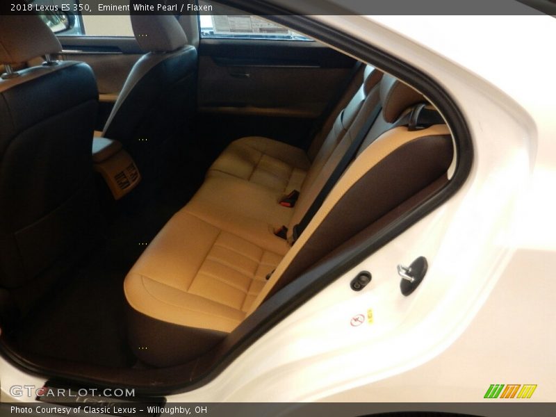 Eminent White Pearl / Flaxen 2018 Lexus ES 350
