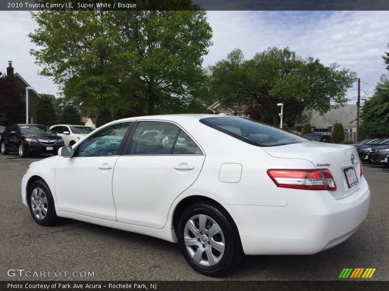 Super White / Bisque 2010 Toyota Camry LE